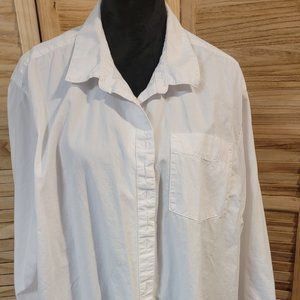 Classic White Button-Up Dress Shirt by A.N.A